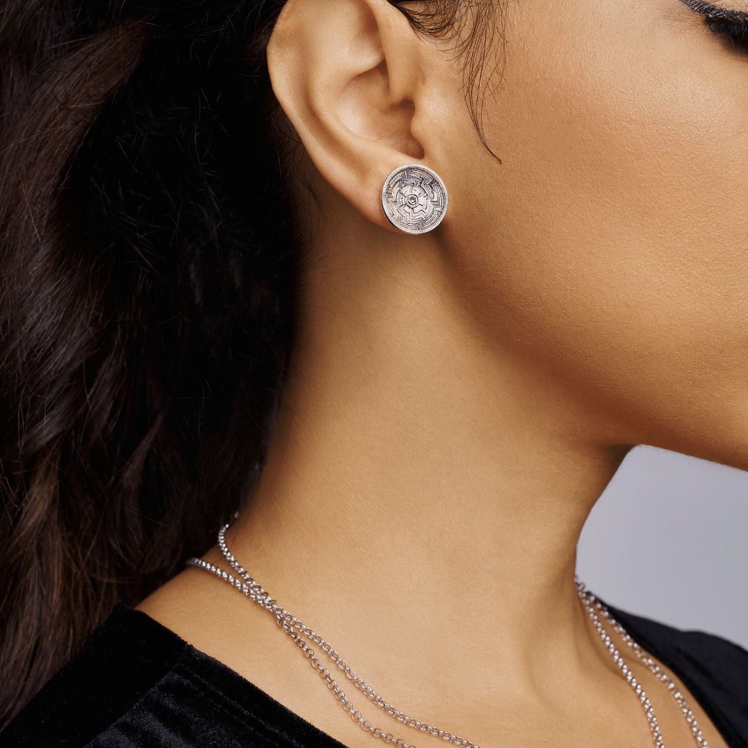 Sefed Earring - Sterling Silver | 4-IN-1 Jewelry