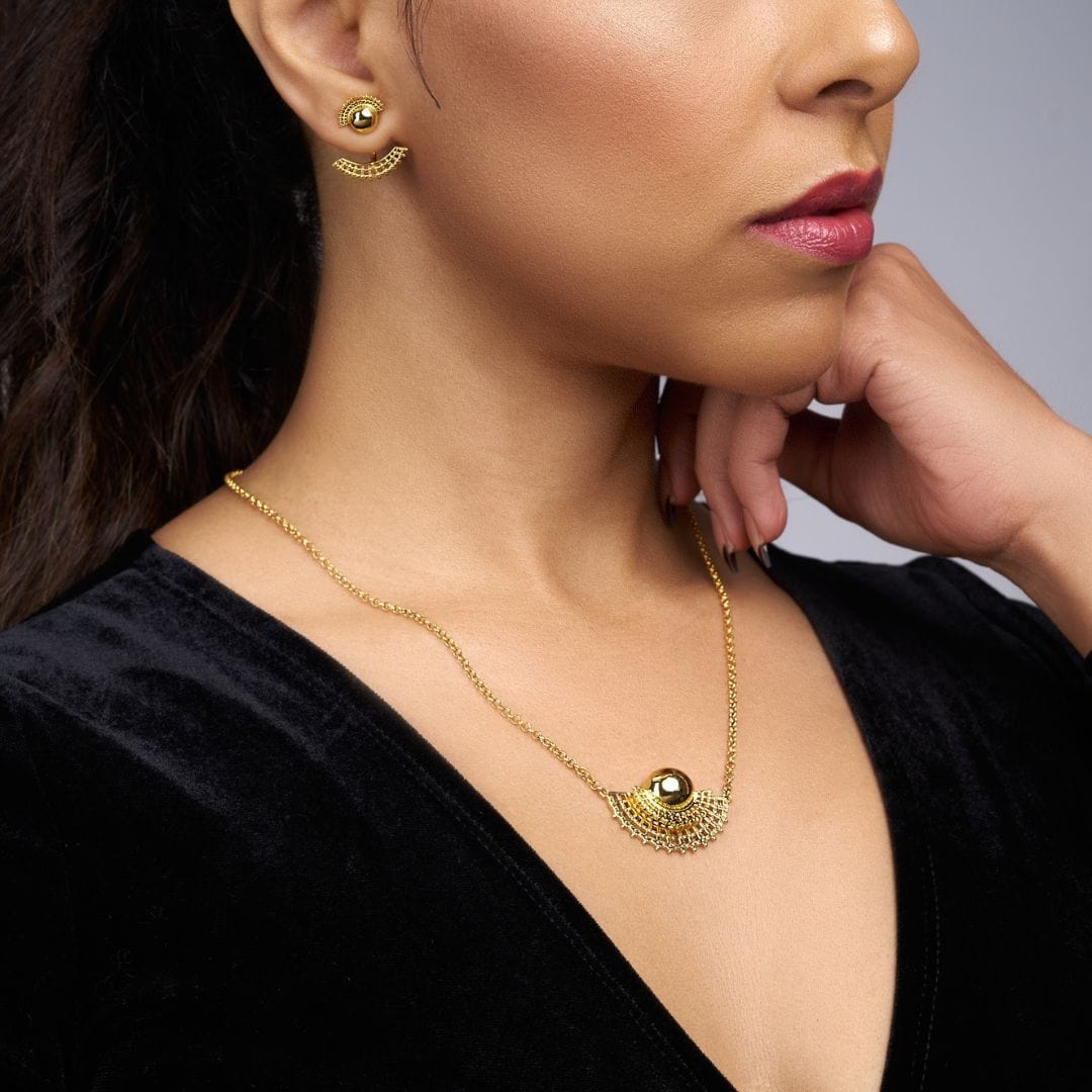 Tsirur Necklace - 14K Gold Plated