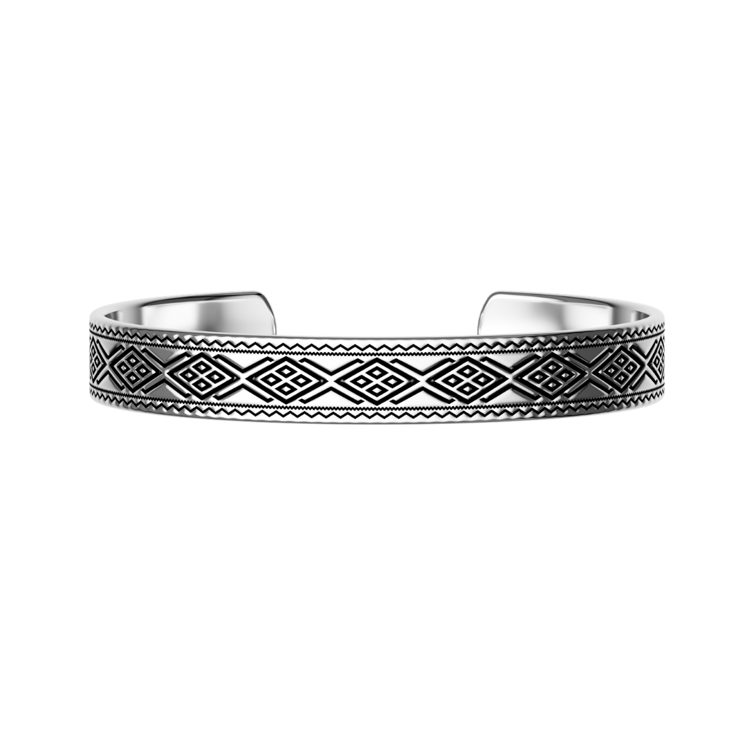 Dorze Tibeb Bracelet - Rhodium Plated