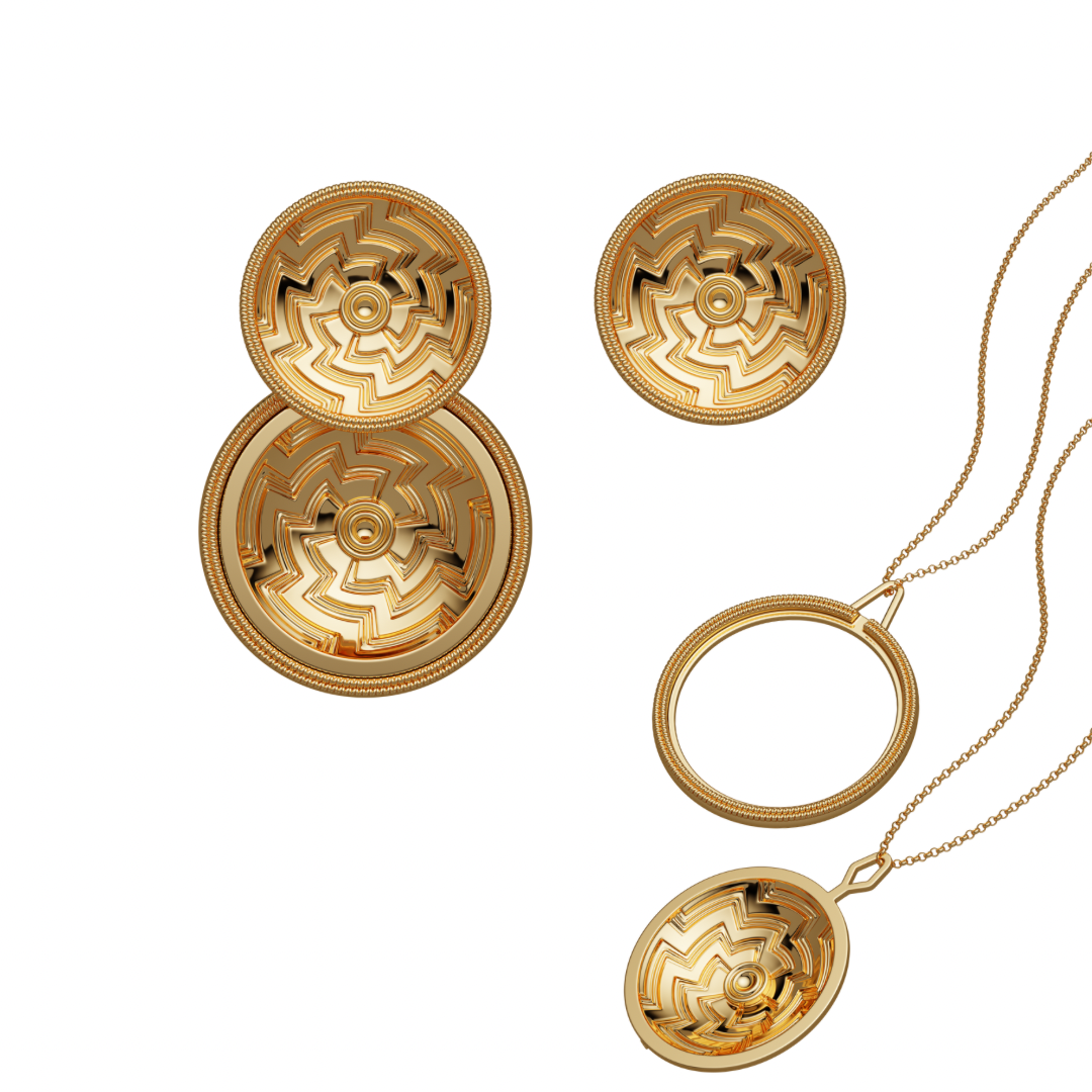 Sefed Earring - 18K Gold Plated | 7-IN-1 Jewelry