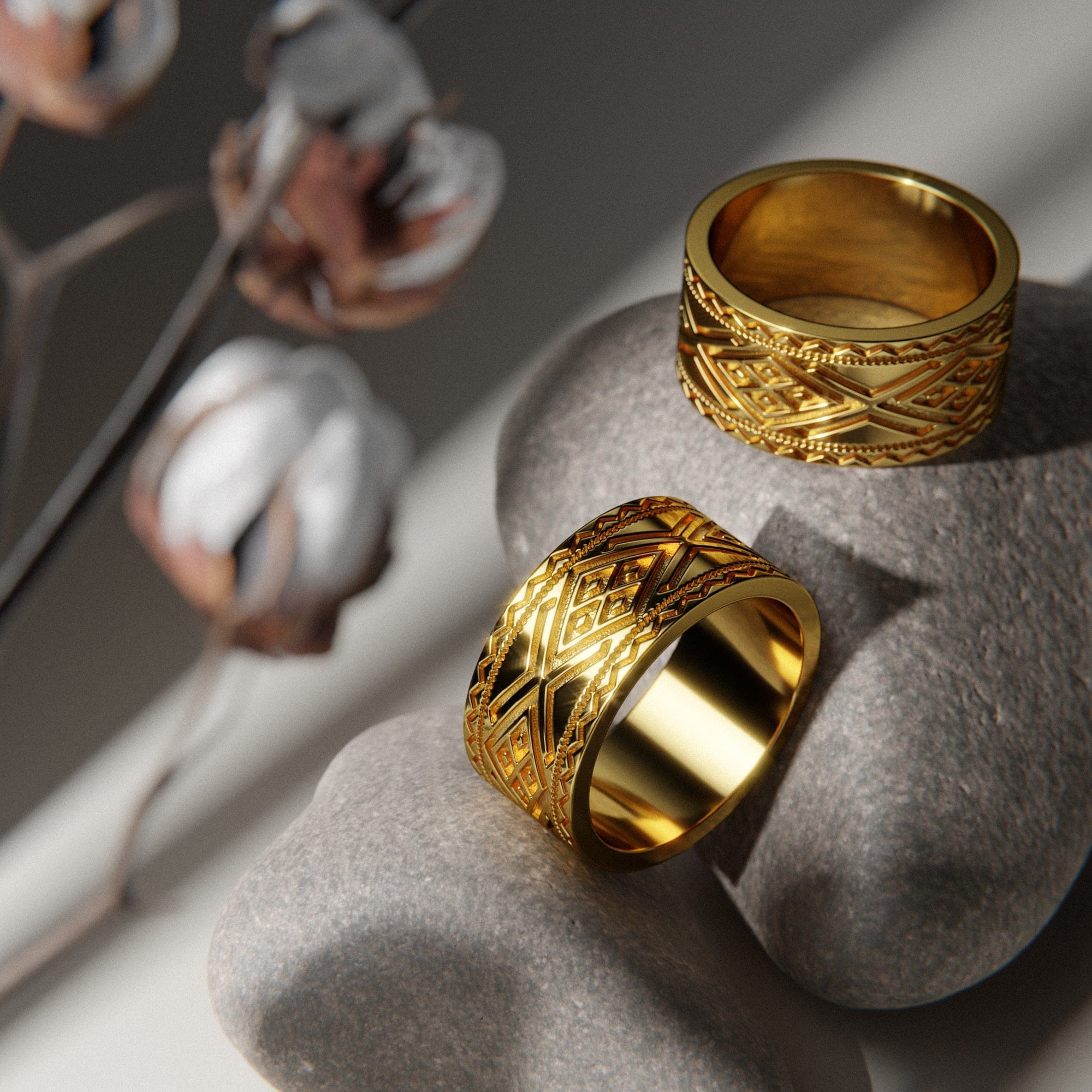 Dorze Tibeb Ring - 14K Gold Vermeil (UNISEX)