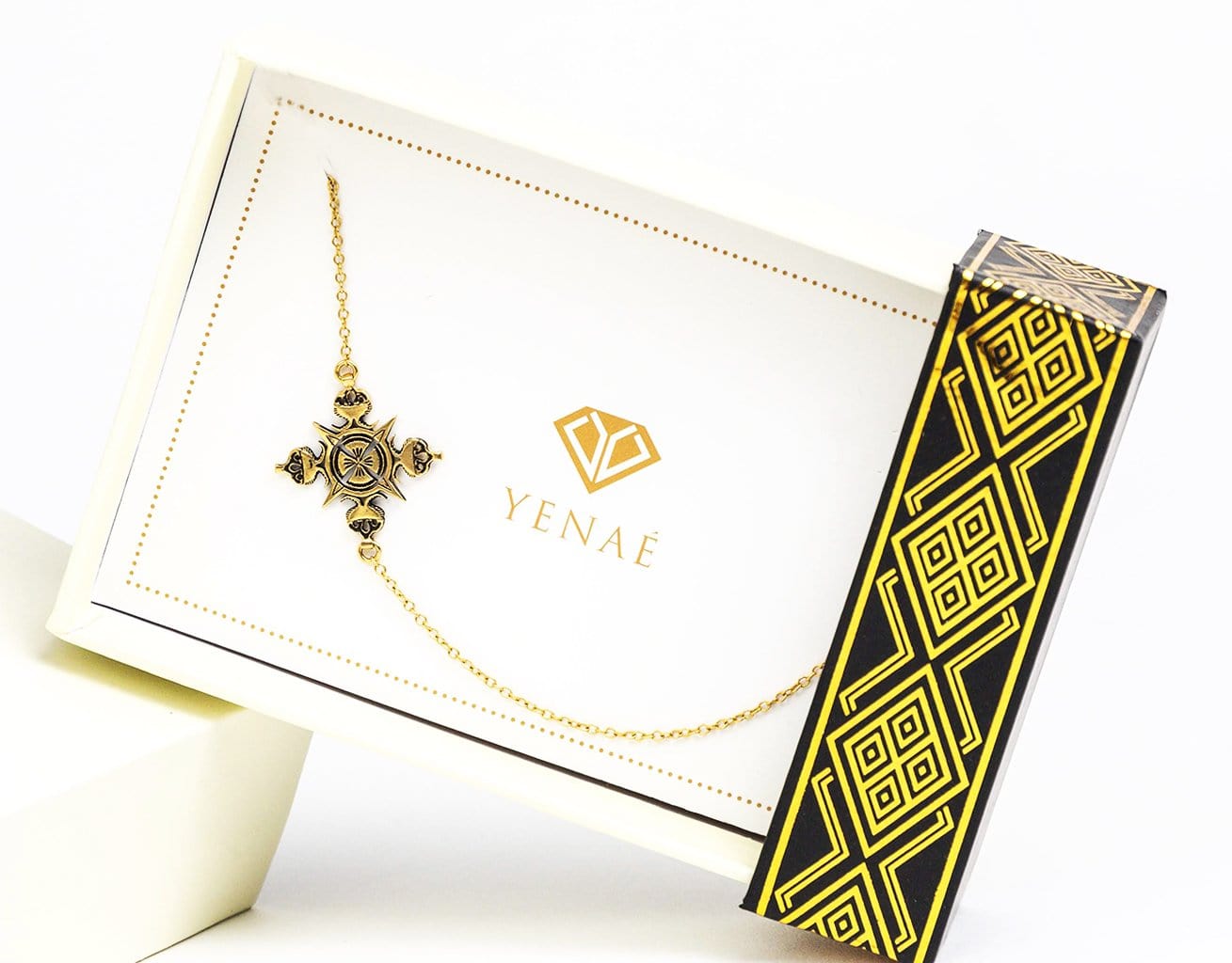Lalibela Cross- Antique 14K Gold Plated | 3-IN-1
