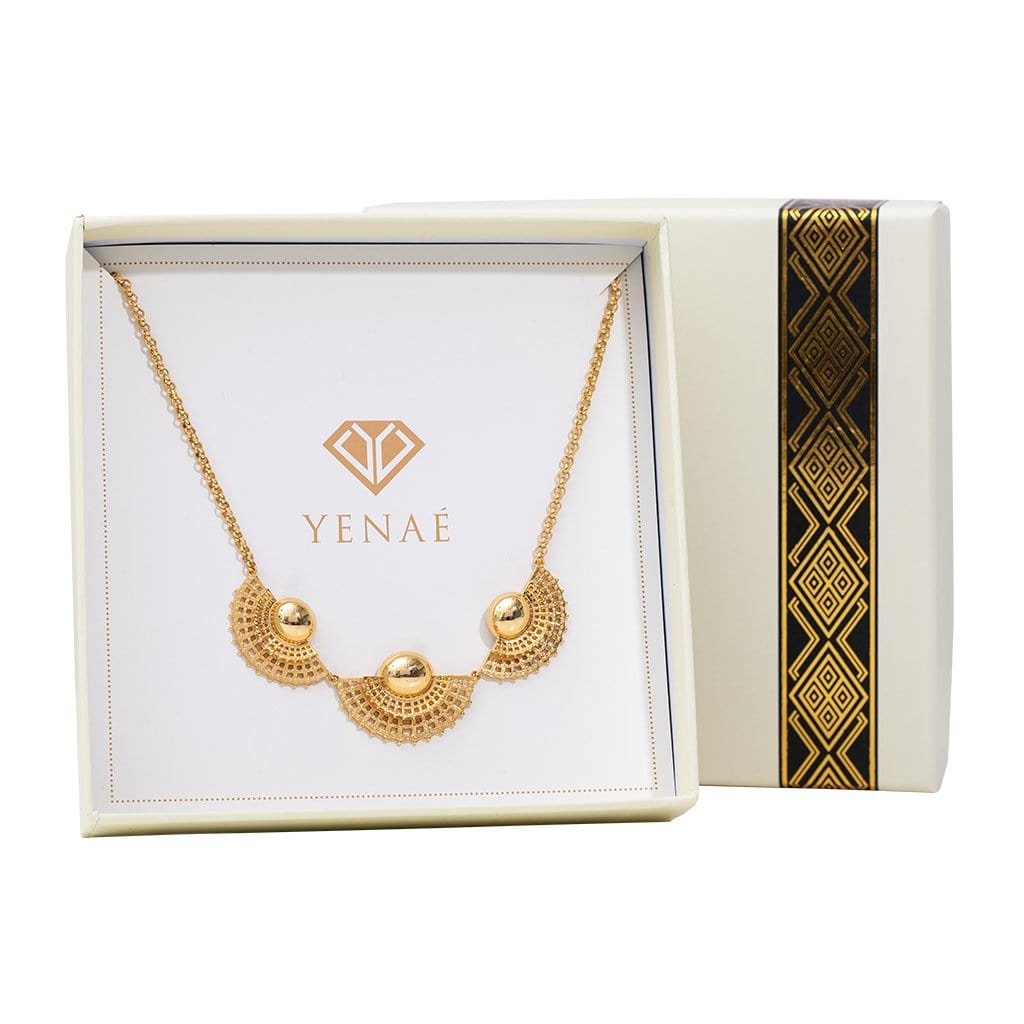 Tsirur Statement Necklace - 14K Gold Plated