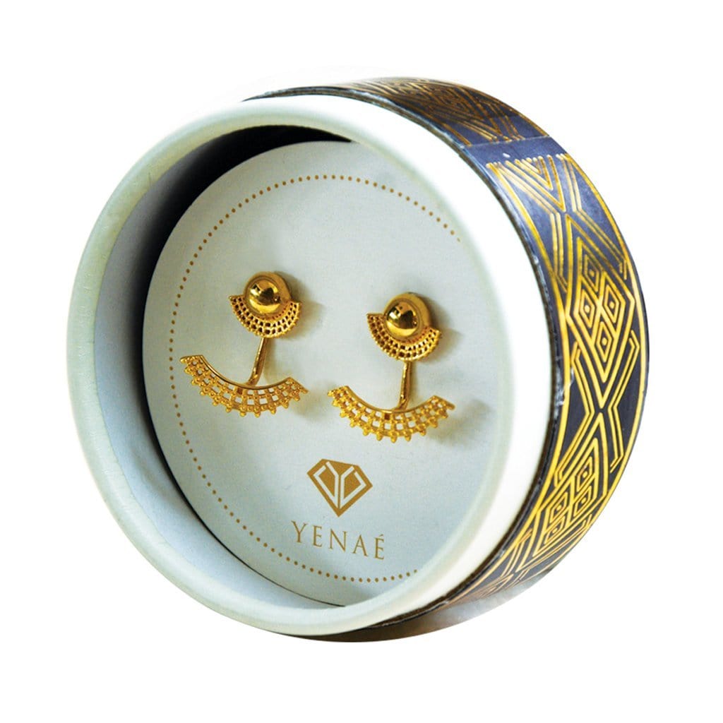 Tsirur Ear Jacket - 14K Gold Plated | 3-IN-1 Jewelry